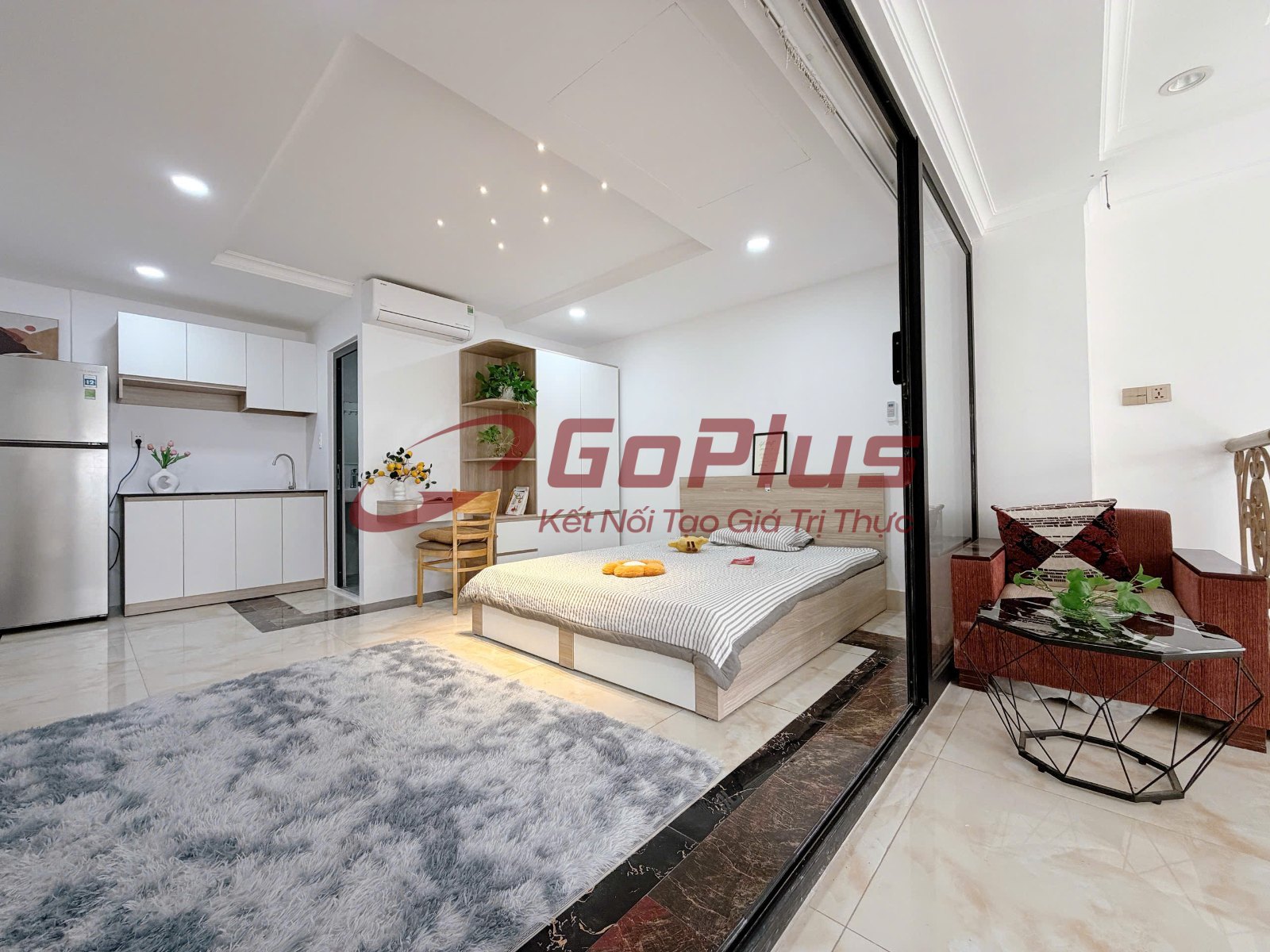 Cho thuê Studio 25m² Lê Văn Thọ, Phường Thông Tây Hội · 7,6 triệu/tháng — ảnh 1
