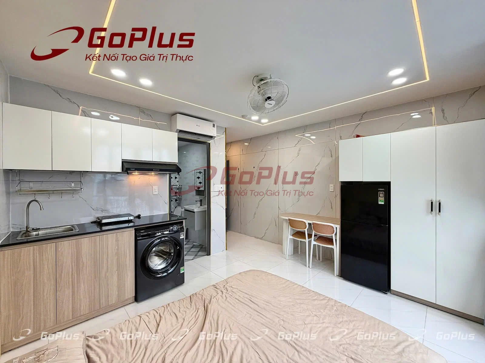 Studio 20m² for rent in Lê Văn Thọ, Phường Thông Tây Hội · 6.8 million VND/month — photo 4