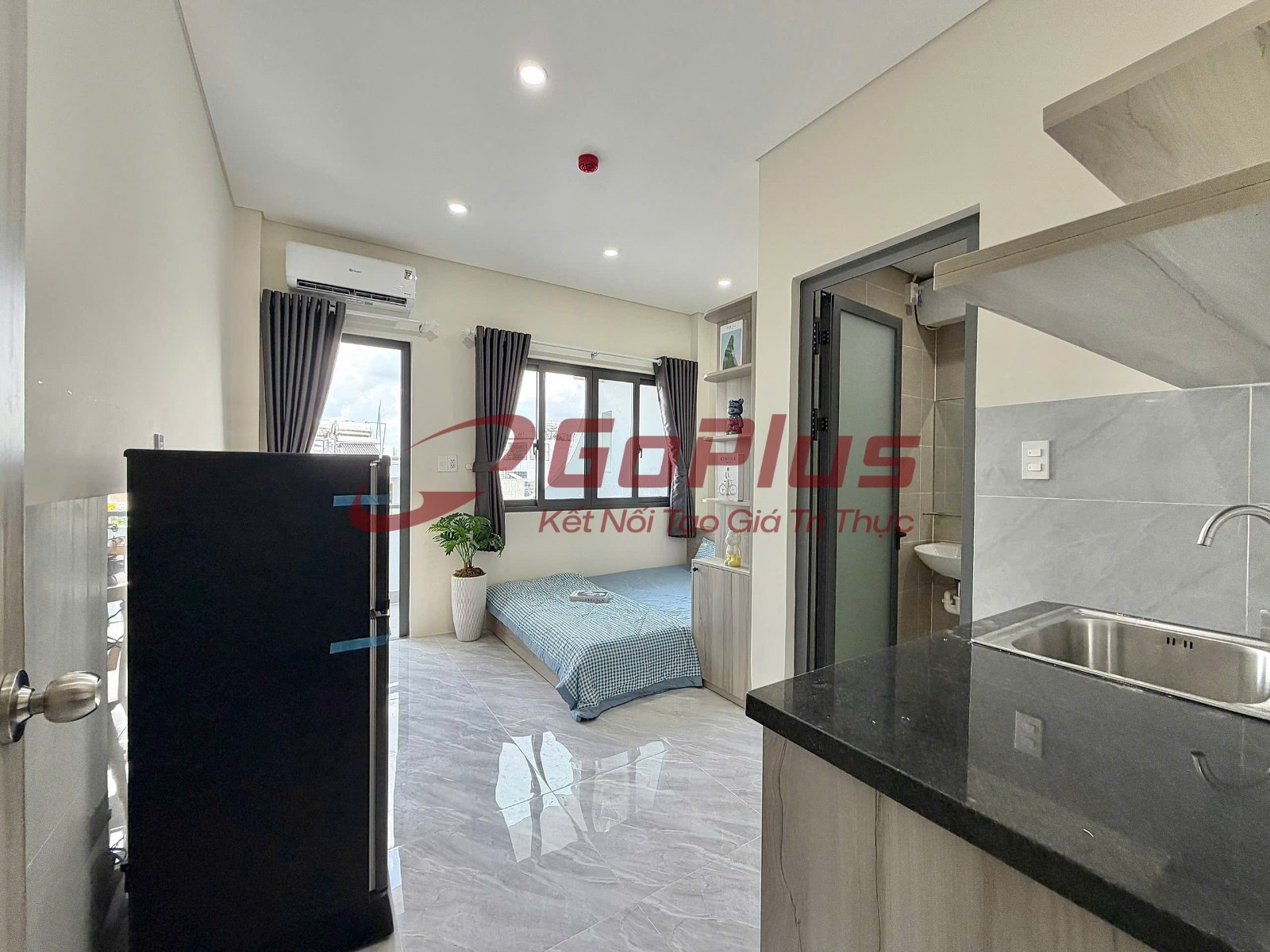 Cho thuê Studio 20m² Nguyễn Tư Giản, Phường An Hội Tây · 6 triệu/tháng — ảnh 2