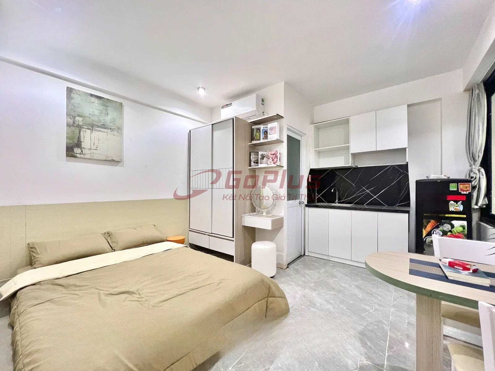 Cho thuê Studio 20m² Quang Trung, Phường An Hội Tây · 4,9 triệu/tháng — ảnh 1