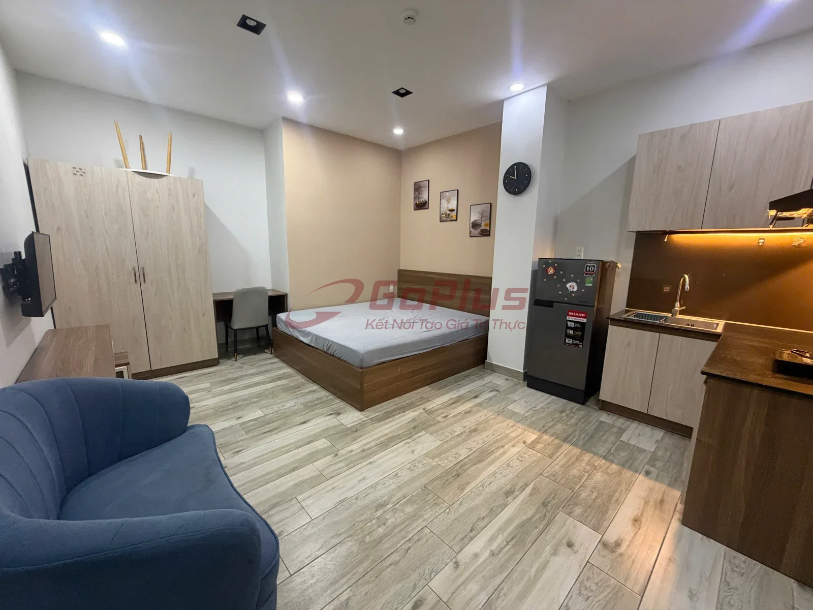 Cho thuê Studio 20m² Nguyễn Gia Trí, Phường Thạnh Mỹ Tây · 7,5 triệu/tháng — ảnh 1