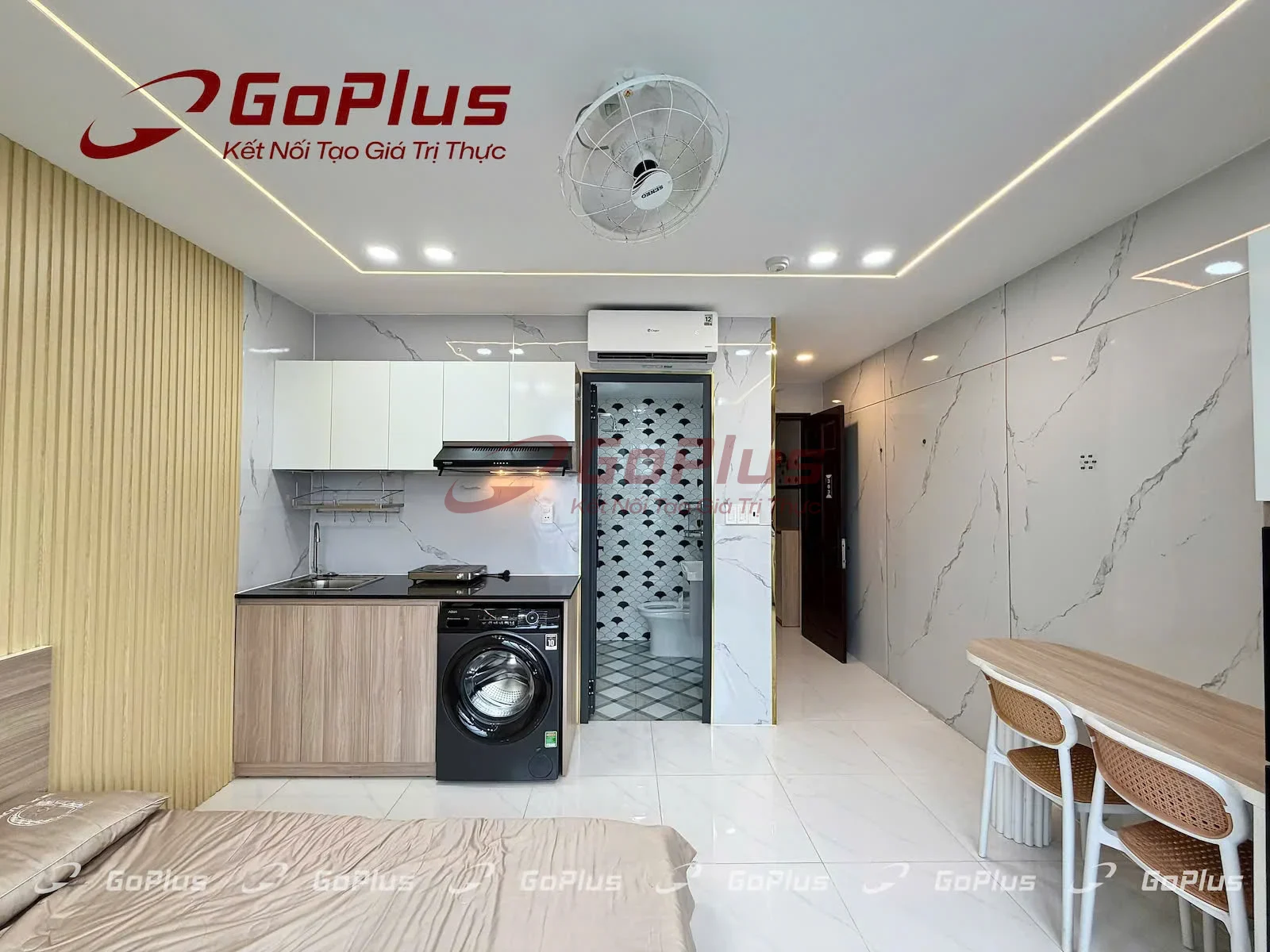 Studio 20m² for rent in Lê Văn Thọ, Phường Thông Tây Hội · 6.8 million VND/month — photo 3
