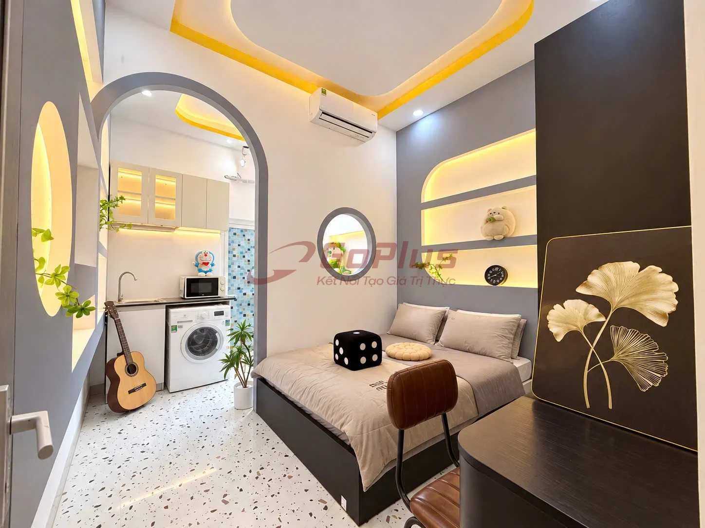 Cho thuê 1PN 30m² Ni Sư Huỳnh Liên, Phường Bảy Hiền · 6 triệu/tháng — ảnh 1