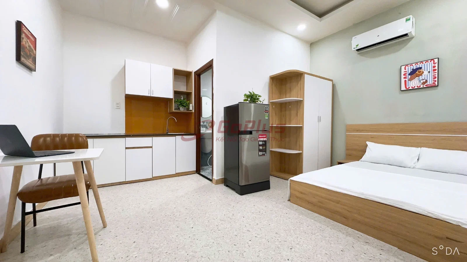 Studio 20m² for rent in Đường 3 Tháng 2, Phường Diên Hồng · 7 million VND/month — photo 1