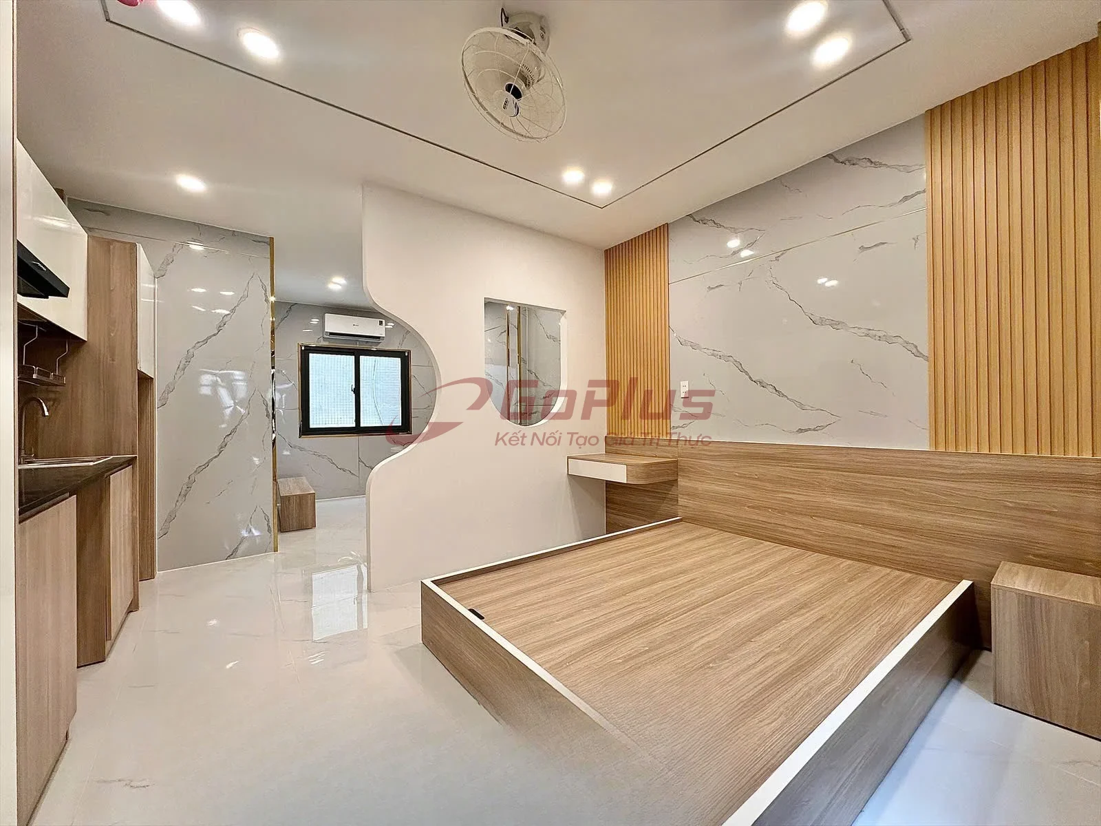 Cho thuê Studio 30m² Quang Trung, Phường Thông Tây Hội · 6,8 triệu/tháng — ảnh 3